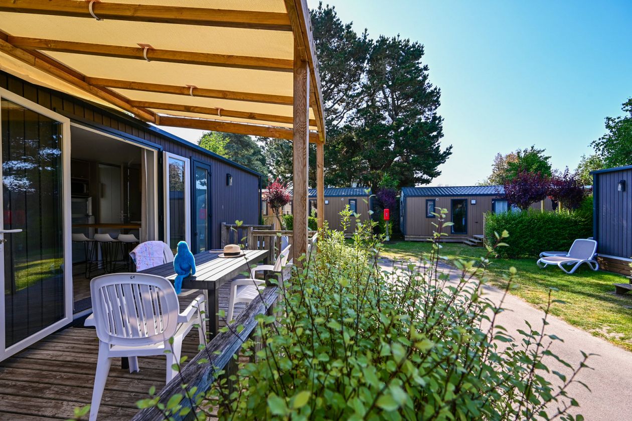 Mobilhome 3 slaapkamers Met overdekt terras 