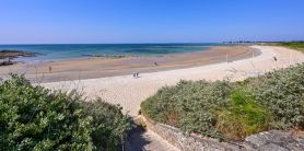 Strand Kervillen u00a9 Camping La Baie - La Trinitu00e9-sur-mer - Zuiden van Bretagne