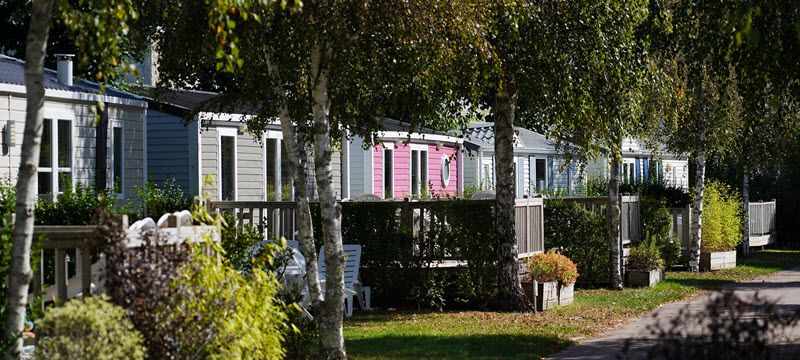 Mobile home rental in eco-labeled campsite