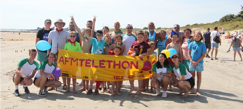 Participation with team in actions in favor of the Telethon (Charity event)