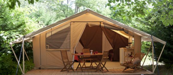 Avontuur in een lodgetent, praktisch geregeld